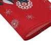 Unique Bargains Christmas Place Mats Christmas Tree with Baubles Linen Red Green White 13"x17.7" 2 Pcs - 4 of 4