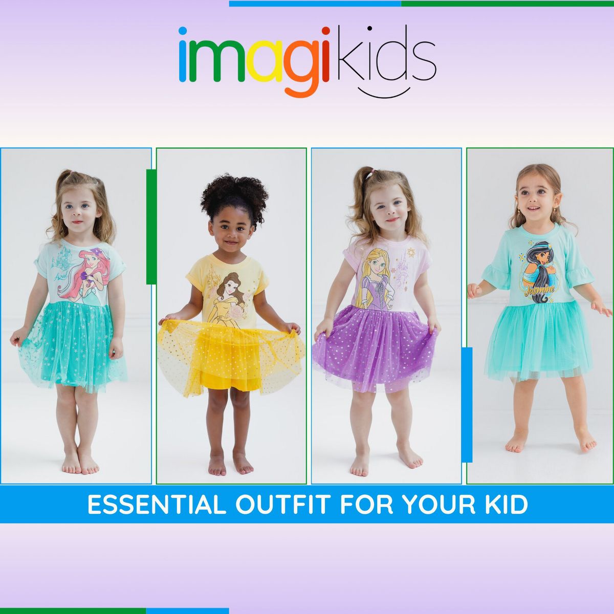 Disney Toddler Girls' Short Sleeve Tutu Dress - thumbnail 3