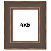 PosterPalooza | Photo Size Elegant Brown Picture Frame - UV Acrylic, Foam Board Backing, Hanging Hardware - 2 of 4