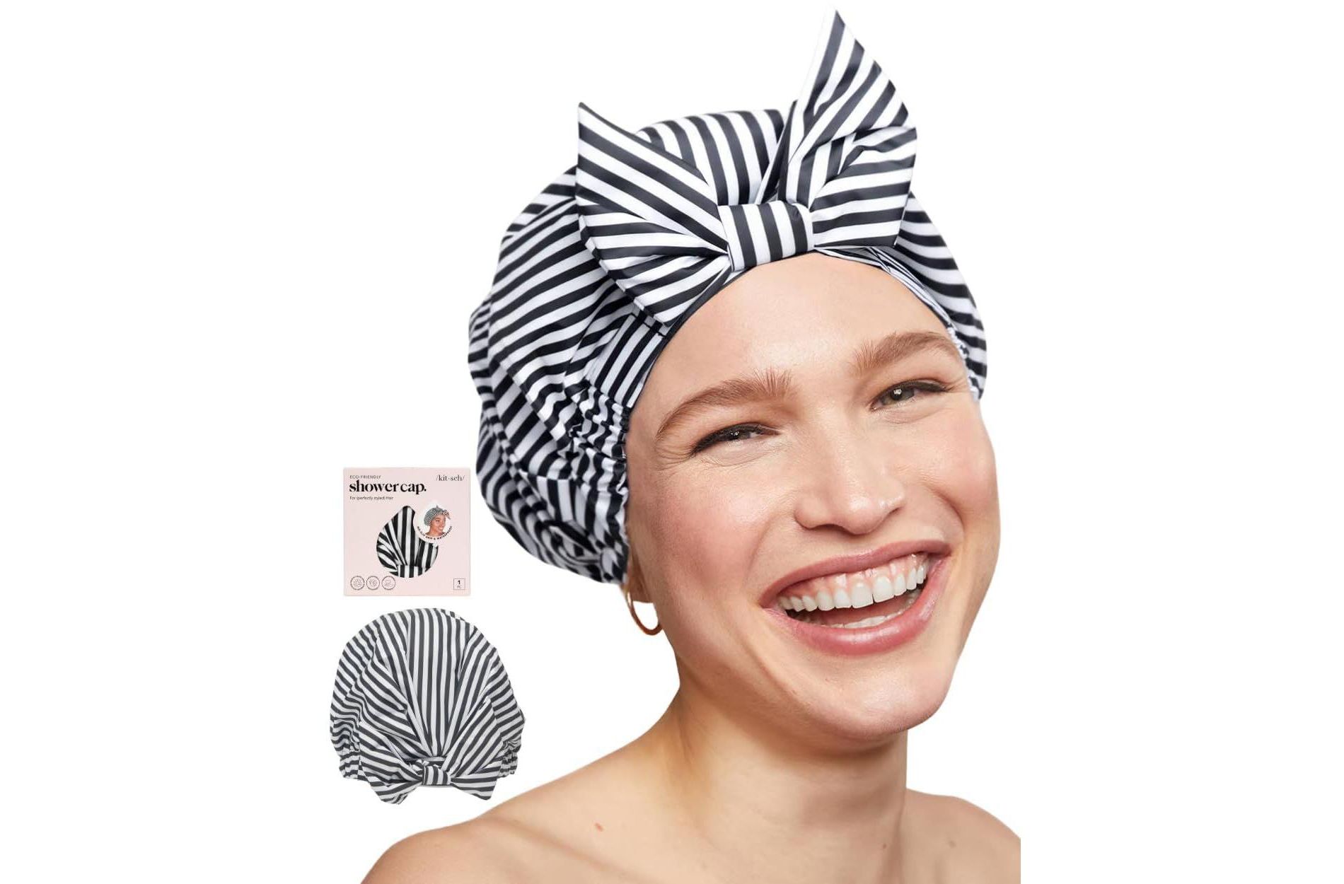 Kitsch Luxury Shower Cap - Stripe