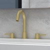 Bathroom Faucet, 8 Inch 3 Hole Faucet for Vanity Sink, Lavatory Basin Faucet with 2 Lever Handles, Pop Up Drain, 360 Degree Swivel Spout - 4 of 4