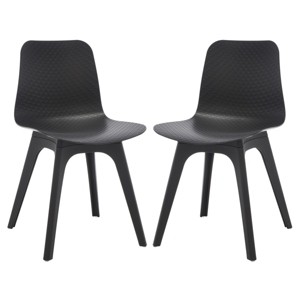 Damiano Molded Plastic Dining Chair (Set of 2) - SFV6901 - Safavieh Couture - 1 of 4