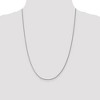 Black Bow Jewelry 1.5mm Sterling Silver Solid Curb Chain Necklace - 2 of 4