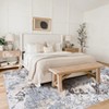 Area Rug Machine Washable Boho Carpet Non Slip Abstract Vintage Indoor - 2 of 4