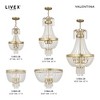 Livex Lighting Valentina 3 - Light Flush Mount in  Winter Gold - 3 of 4