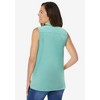 Woman Within Plus Size Perfect Sleeveless Shirt - 3 of 4