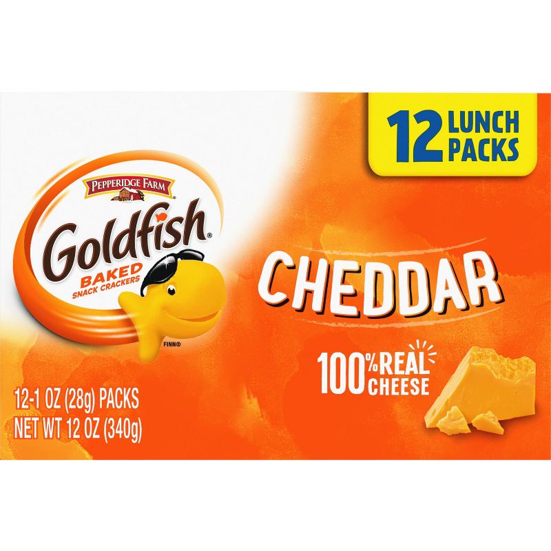 Pepperidge Farm Goldfish Cheddar - 12oz/12ct, 5 of 13