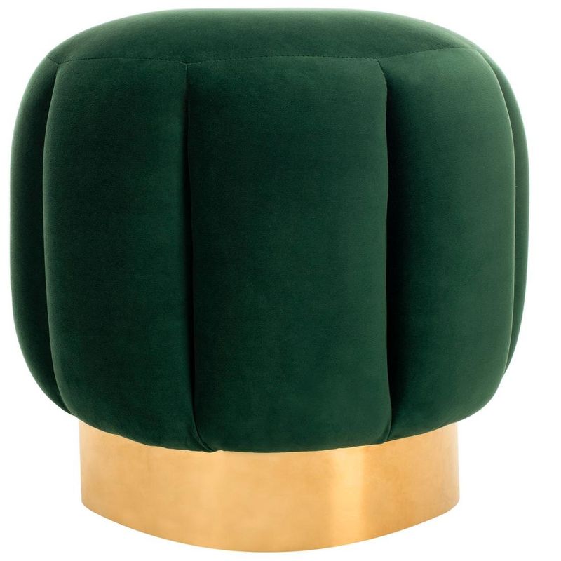 Maxine Channel Tufted Ottoman  - Safavieh, 1 of 5