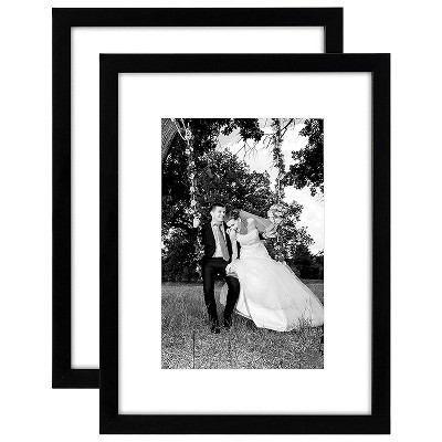Americanflat Picture Frame with tempered shatter-resistant glass - Available in a variety of sizes and styles