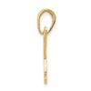 Black Bow Jewelry 14k Yellow Gold Cutout Butterfly Flat Back Pendant, 20mm - 2 of 4
