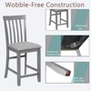 Sapphtopaz Dining Chairs Set of 4 Kitchen Chair with Padded Seat Height Chair with Backrest Dining Room Chairs for Kitchen, Bedroom - 4 of 4