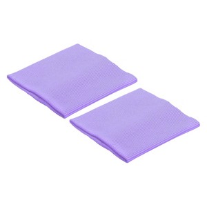 Unique Bargains Cotton Elastic Knitted Stretchy Fabric Knit Rib Stretch Tape Cuff Sleeve Waistband - 1 of 4