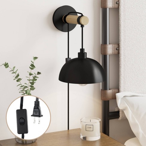 Nordic Modern Style Brass Exterior Wall Light Set For Reading