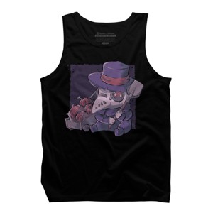 Men's Design By Humans Halloween Plague By xMorfinaDesign Tank Top - 1 of 2