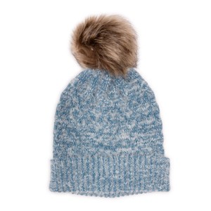 MUK LUKS Women's Chenille Eyelash Mix Hat - 1 of 2