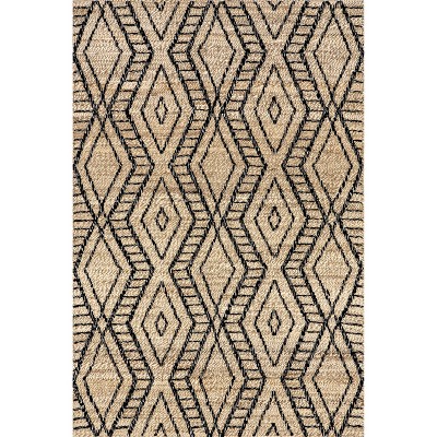 Nuloom Betony Modern Trellis Jute Blend Indoor Area Rug