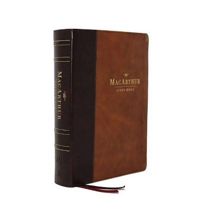 The Esv, MacArthur Study Bible, 2nd Edition, Leathersoft, Brown - by  Thomas Nelson (Leather Bound)