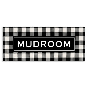 Stupell Industries Mudroom Classic New England Plaid, 17" x 7" - 1 of 4