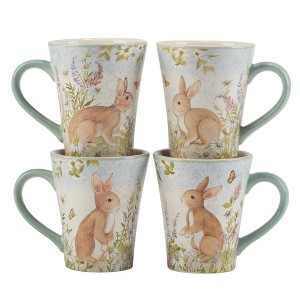 Certified International (Set of 4) 16oz Easter Meadow Mugs - 1 of 4