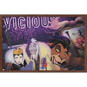 Trends International Disney Villains - Vicious Framed Wall Poster Prints - 1 of 4