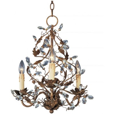 Maxim Lighting Elegante 3 - Light Chandelier in  Etruscan Gold