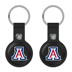 NCAA Big 12 Universities Insignia Black Airtag Holder 2-Pack - 1 of 4