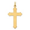Black Bow Jewelry 14k Yellow, White or Two Tone Gold Passion Cross Pendant, 20 x 39mm - 3 of 4