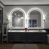Apmir Super Bright 192 LEDs/m LED Lighted Anti-Fog Tempered Glass Arched Bathroom/Vanity Mirror with ETL & 3-Year Warranty - 4 of 4