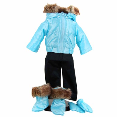 The Queen's Treasures 15 Inch Baby Doll Clothes Complete Blue Snow Suit