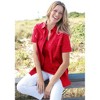 Woman Within Plus Size Short-Sleeve Cotton Campshirt - 4 of 4