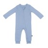 Larkspur Baby Zip Romper in Denim - 2 of 3