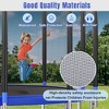 NAYSAYE Trampoline 16FT for Kids with Safety Net Basketball Hoop and Ladder for Outdoor Fun, Blue, 192.00"*106.20"*199.00" - 3 of 4