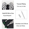 Anna-Kaci Plated Leopard Cheetah Panther Head Zircon Tassel 925 Sterling Silver Drop Dangle Earrings for Women - 4 of 4