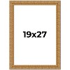 PosterPalooza | Contemporary Gold Picture Frame - UV Acrylic, Foam Board Backing, Hanging Hardware - 2 of 4