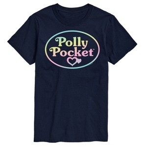 Men's - Polly Pocket - Polly Pocket Ombre Logo Short Sleeve Graphic T-Shirt - 1 of 4
