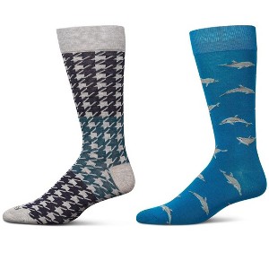 MeMoi 2 Pair Men Novelty Socks - 1 of 4