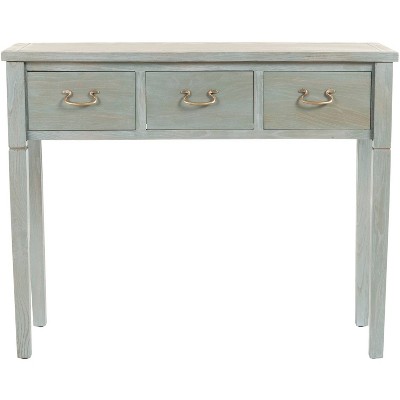 Cindy Console with Storage Drawers French Gray - Safavieh