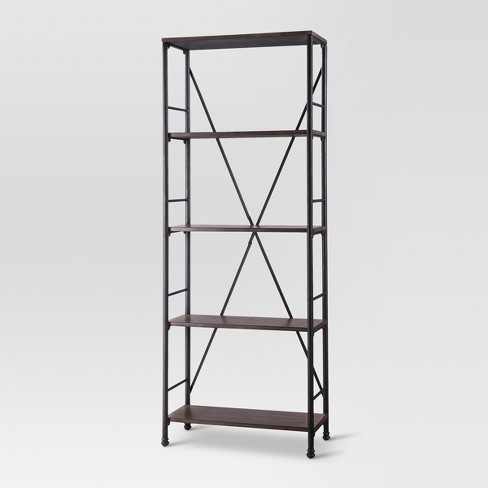 70 6 4 Shelf Bookcase Brown Threshold Target