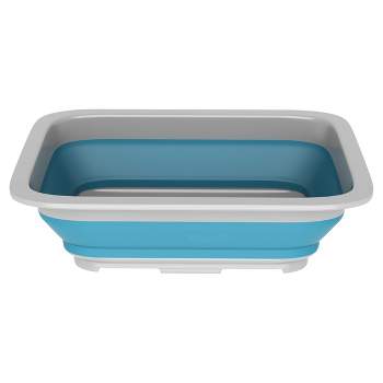Leisure Sports 338 Ounce Capacity - Multipurpose Collapsible Portable Wash Basin - Blue