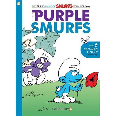 The Purple Smurfs - (Smurfs Graphic Novels) by  Yvan Delporte (Hardcover)