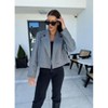 Women's Lapel - Collar Wool - Blend Short Coat, Elegant and Warm Outerwear for Casual & Formal Occasions - 2 of 4