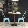 FDW Metal Dining Chairs Set of 2/4 Restaurant Chairs with Rubber Foot Protectors - 2 of 4