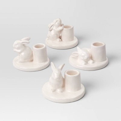 4pk Easter Bunny Taper Holders - Threshold™