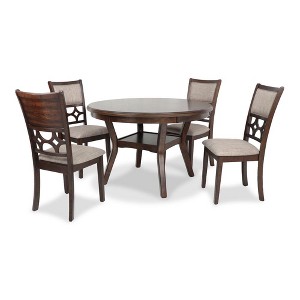 New Classic Furniture, Mitchell 5-Piece Solid Wood Counter Set - 1 of 4