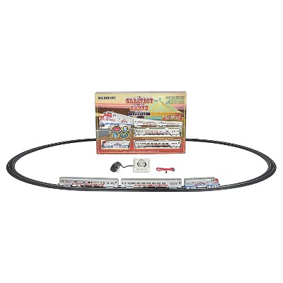 Bachmann Trains 749 Ringling Bros. & Barnum & Bailey The Greatest Show on Earth Special Train Set HO 1:87 Scale Controlled Model Train with Lights