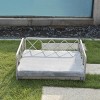 LAOTIES Wicker Pet Bed Rattan Dog Sofa Bed Outdoor Indoor Water Resistant - 3 of 4