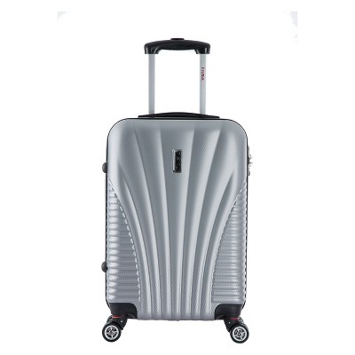 InUSA Chicago 21" Hardside Spinner Suitcase - Silver