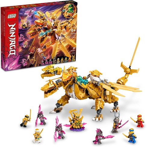 gaan beslissen Corporation venster Lego Ninjago Lloyd Golden Ultra Dragon Toy Figure 71774 : Target