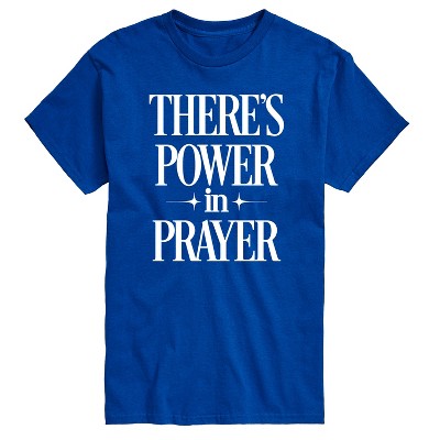 Men's - Instant Message - There's Power In Prayer Short Sleeve Graphic T-Shirt