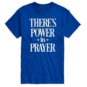 Men's - Instant Message - There's Power In Prayer Short Sleeve Graphic T-Shirt - 1 of 4
